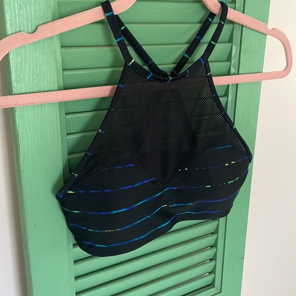 Athleta like new Mehina swim top with mesh accent - Picture 1 of 7